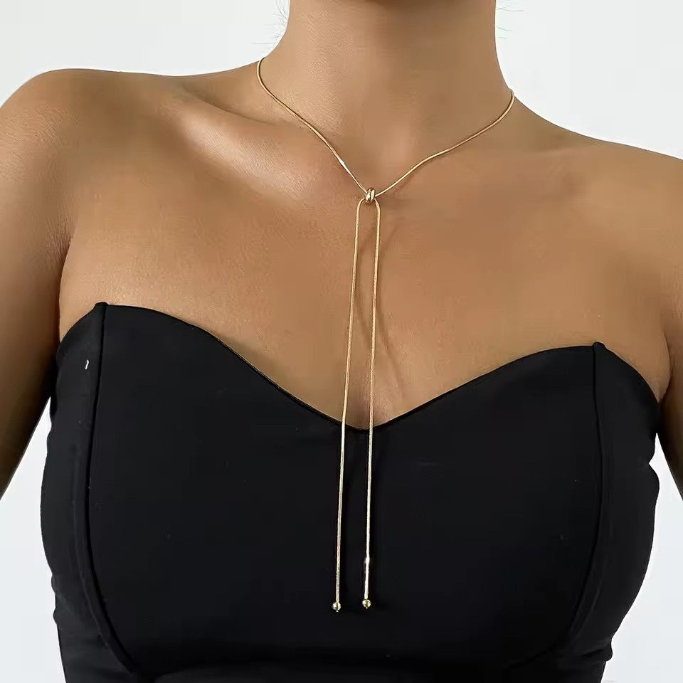Snake Chain Choker Necklace